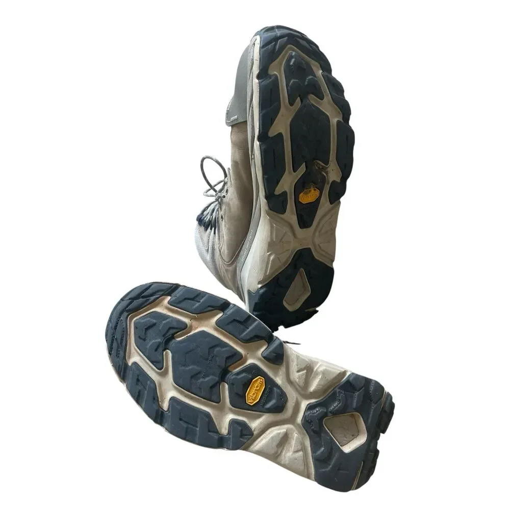 HOKA Kaha 2 Men’s Blue Gray Hiking GTX Boots Shoes Soze 10.5 Goretex